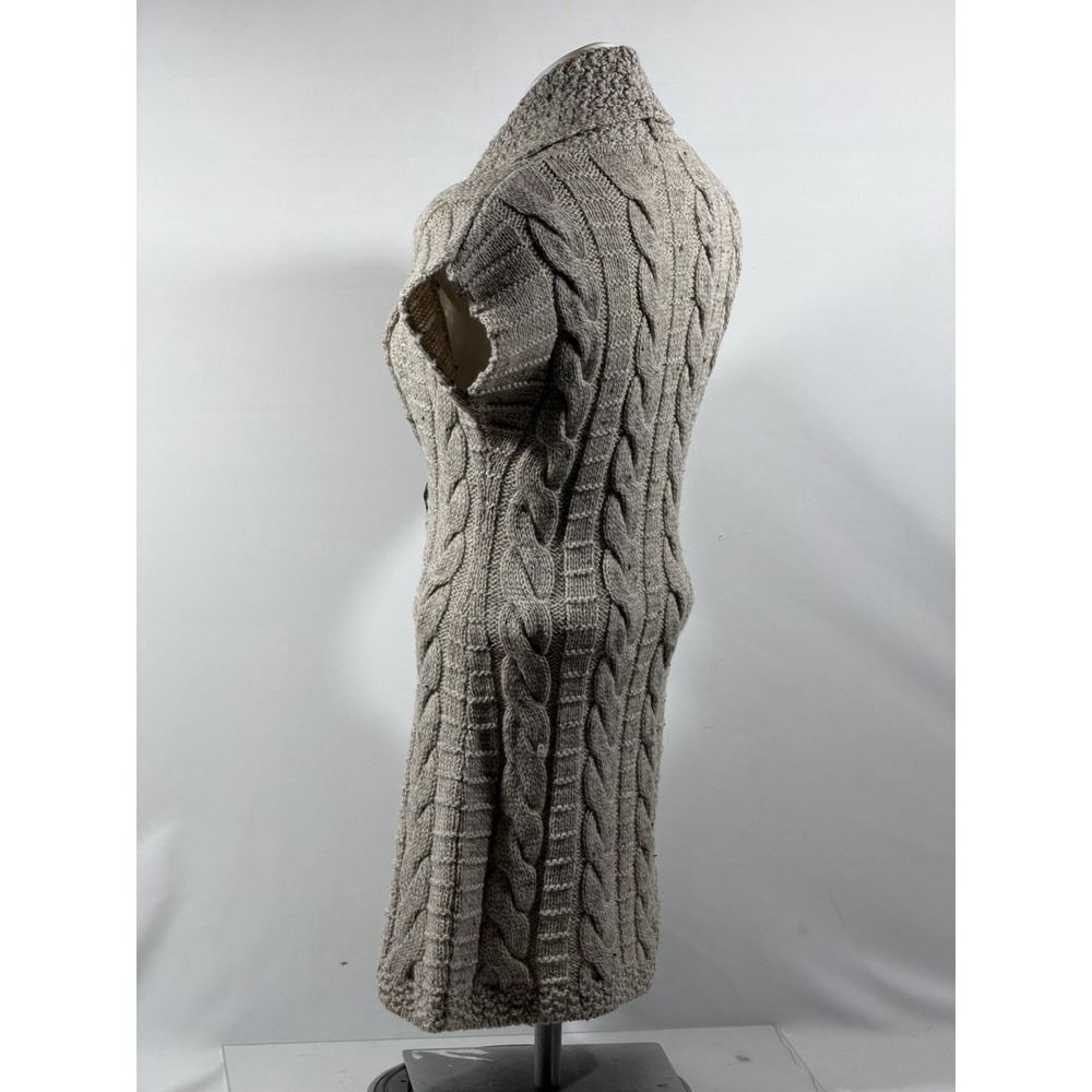 JM Cooper Vintage Cable Knit Wool Sweater Vest Women XS Multicolor Knit Top Casu - Picture 6 of 12